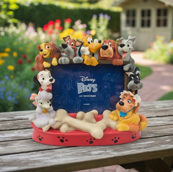 Disney Other - Disney Pets 5x7 Photo Frame Featuring Classic Disney Dog Characters